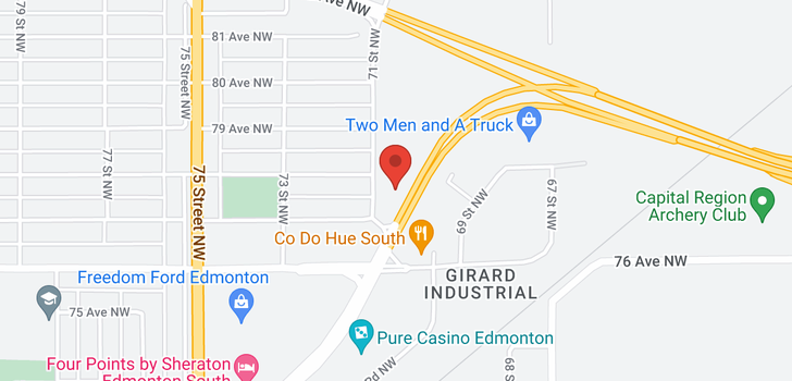 map of #401 7711 71 ST NW